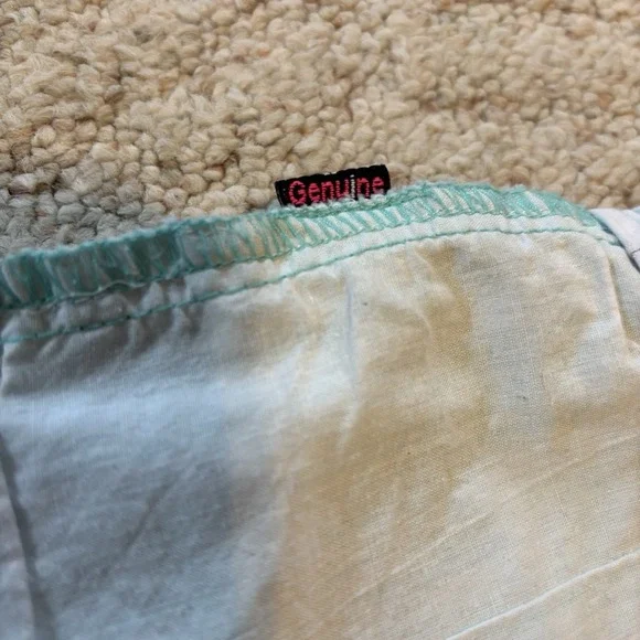 Volcom Stone Boardwear mini skirt  Sz 3 Aqua Blue with 14" Length Skate Surf - Picture 7 of 9